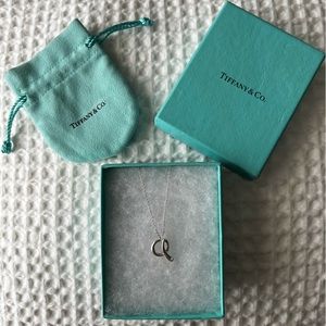 Tiffany & Co Silver Letter A Pendant (Elsa Peretti Collection)